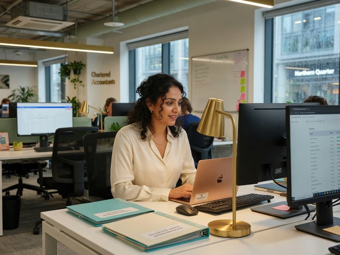 Bookkeeper with client files